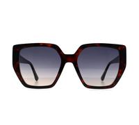 Guess Women's Cat Eye Dark Havana Blue Gradient GF6178 in Brown Guess Brown One Size