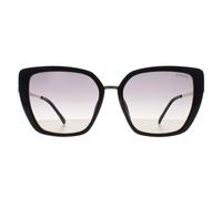 Guess Women's Cat Eye Shiny Black Grey Gradient GF6199 Guess Black One Size