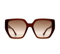Guess Women's Cat Eye Shiny Light Brown Brown Gradient GF6178 Guess Brown One Size