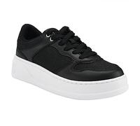 GUESS Women's Cleva Sneaker, Black 002, 9 UK