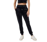 GUESS Women's Couture Jogger Pants, Jet Black, Large