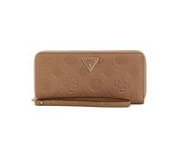 GUESS Women's Cresidia Around Large Zip, Wallet, Clutch, Dark Taupe, One Size