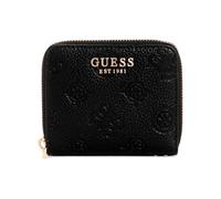 GUESS Women's Cresidia SLG Small Zip Around Wallet, Black, One Size