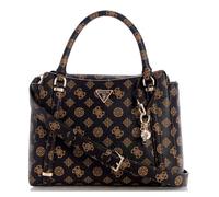 GUESS Women's Daryna Ii 2 Compartment Satchel Handbag, Mocha Logo, One Size