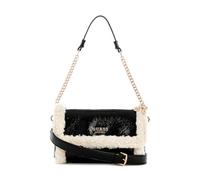 GUESS Women's Davika Flap, Shoulder Bag, Black, One Size