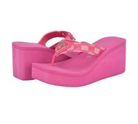 GUESS Women's Demmey Sandal, Fuchsia Pink 650, 6.5 UK