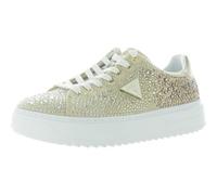 GUESS Women's Denesa Sneaker, Gold 710, 3 UK
