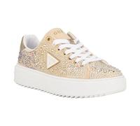 GUESS Women's Denesa Sneaker, Gold 710, 5 UK