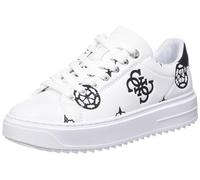 GUESS Women's Denesa Sneaker, White 148, 5.5 UK