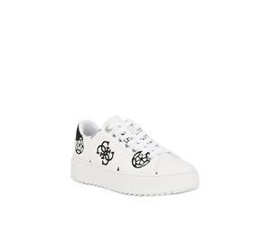 GUESS Women's Denesa Sneaker, White 148, 6.5 UK