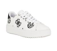 GUESS Women's Denesa Sneaker, White 148, 6 UK