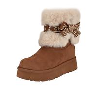 GUESS Women's Denla Ankle Boot, Medium Brown 210, 7