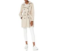 GUESS Women's Double Breasted, Trenchcoat Khaki, L