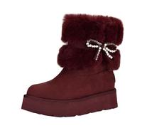 GUESS womens Dowry, Dark Red 600, 6