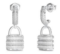 GUESS Women's Earrings from GUESS My Secret Collection. Earrings made of steel and silver. Size: 27 mm. Reference is: JUBE05407JWRHT/U.