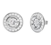 GUESS Women's Earrings G Crystal Collection. Earrings made of steel and silver. Size: 10 mm. Reference is: JUBE05448JWRHT/U.