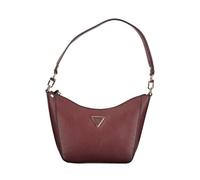 GUESS Women's Eco Gloriana Top Zip Shoulder Bag, Burgundy, One Size