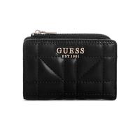 Guess Women's Edita Zip Around Card Case Wallet, Black, One Size
