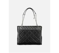 Guess Women's Elegant Black Handbag with Multiple Compartments and Phone Holder