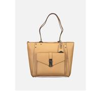 Guess Women's Elegant Dual Compartment Handbag with Walker Closure System Women - - Brown