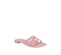 GUESS Women's Elyho Flat Sandal, Medium Pink 660, 4.5 UK