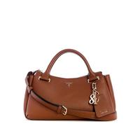 GUESS Womens Evie Triple Comp Satchel, Cognac