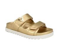 GUESS Women's Fabula Flat Sandal, Gold 710, 8 UK