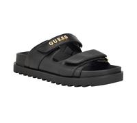 GUESS Women's Fabulon Flat Sandal, Black 001, 3.5 UK