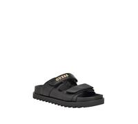 GUESS Women's Fabulon Flat Sandal, Black 001, 5 UK