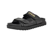 GUESS Women's Fabulon Flat Sandal, Black 001, 7 UK