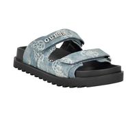 GUESS Women's Fabulon Sandal, Meduim Blue Denim 420, 6 UK