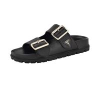 GUESS Women's Fasten Sandal, Black Leather 003, 8