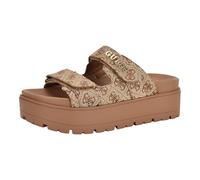 GUESS womens Faxon, Medium Brown Logo 210, 9 UK