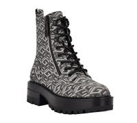 GUESS Women's Fearne Combat Boot, Black 008, 8 UK