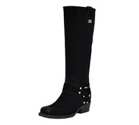 GUESS womens Felysse, Black Suede 002, 7