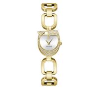 Guess Women's G Case Detail Gold Tone Link Bracelet Watch