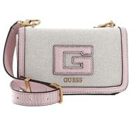 GUESS Women's G Status Mini Crossbody Flap, Natural/Light Rose, One Size