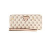 GUESS Women's G Wave Large Zip Around Wallet, Clutch, Blush Logo, One Size