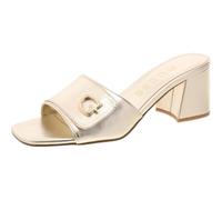 GUESS Women's Gallai Heeled Sandal, Gold 710, 9 UK