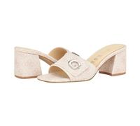 GUESS Women's Gallai Heeled Sandal, Ivory 151, 5.5 UK