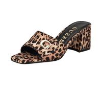 GUESS womens Gallai, Medium Brown Cheetah 210, 8 UK
