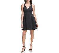 GUESS Women's Gdnp3736 Dress, Black, 14