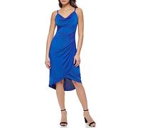 GUESS Women's Gdop4499-cob-4 Dress, Cobalt, 8 UK
