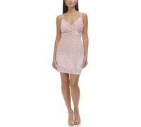 GUESS Women's Gdsp5389 Dress, Blush Multi, 6