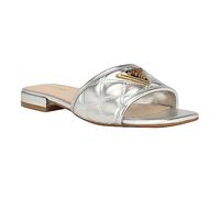 Guess Women's Gelina Heeled Sandal, Silver 040, 8 UK