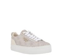 GUESS Women's Genza Sneaker, Dove 150, 8.5 UK