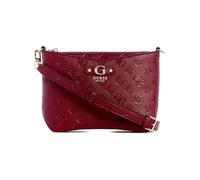 GUESS Women's Gerty Crossbody Top Zip, Claret, One Size