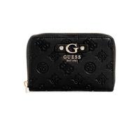GUESS Women's Gerty, Medium Zip Around Wallet, Black, One Size