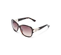 GUESS Women's GF6045, Dark Havana/Gradient Brown, One size