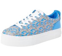 GUESS Women's Giaa5 Oxford Flat, Blue, 7 UK